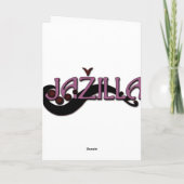 Retro Weihnachtsbaumdesign Feiertagskarte (Rückseite)