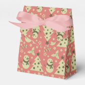 Retro Weihnachtsbäume Heilige Beerenstrasse Geschenkschachtel (Vorderseite)