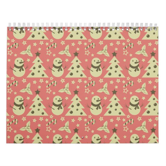 Retro Weihnachtsbäume Heilige Beerenstrasse Kalender (Titelbild)