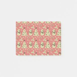 Retro Weihnachtsbäume Heilige Beerenstrasse Post-it Klebezettel