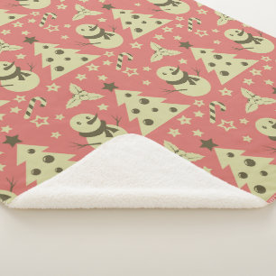 Retro Weihnachtsbäume Heilige Beerenstrasse Sherpadecke