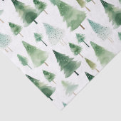 Retro Weihnachtsbaumen Tissue Seidenpapier (Detail)