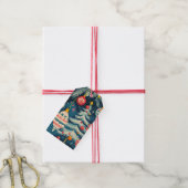 Retro-Weihnachtsbaumschmuck Geschenkanhänger (Mit Garn)
