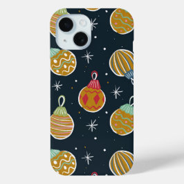 Retro-Weihnachtsbaumschmuck-Muster-Handyhülle Case-Mate iPhone Hülle