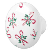 Retro Weihnachtsbonbons Keramikknauf (Rechts)