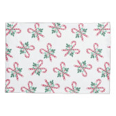 Retro Weihnachtsbonbons Kissenbezug (Rückseite)