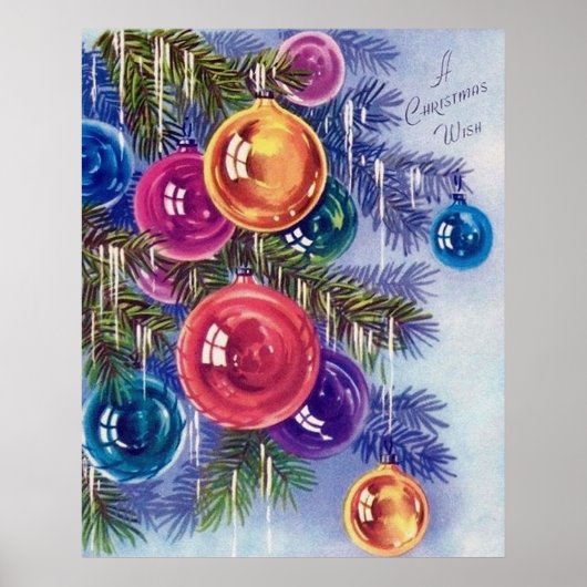 Retro Weihnachtsbrillen Weihnachtsgebäck Holiday P Poster (Vorne)