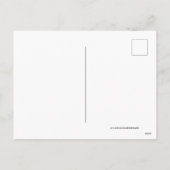 Retro Weihnachtsbrillen Weihnachtskarten Feiertagspostkarte (Rückseite)