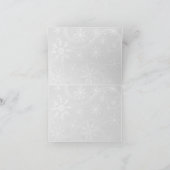 Retro WeihnachtsButton oben Feiertagskarte (Innenseite)