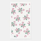 Retro Weihnachtscreme Serviette (Vorderseite)