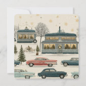 Retro-Weihnachtsdiner Nostalgie (Vorderseite)