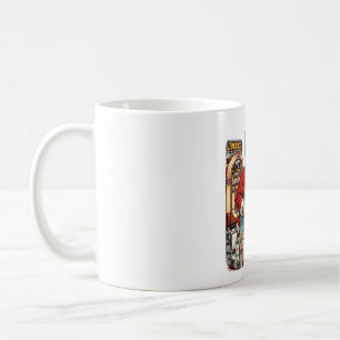Retro-Weihnachtsdiner Santa Kaffeetasse