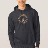 Retro-Weihnachtsenergie Hoodie (Vorderseite)