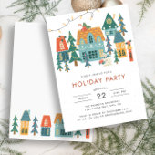 Retro Weihnachtsfeier Einladung