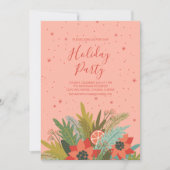 Retro Weihnachtsfeier Einladung (Vorderseite)