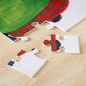 Retro Weihnachtsfeier Weihnachten Frau Claus Puzzle (Seite)