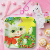 Retro-Weihnachtsfeier Weihnachtsfeier Pappteller (Party)