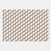 Retro-Weihnachtsfeiertag Geschenkpapier Set (Vorderseite 3)