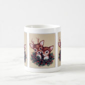 Retro-Weihnachtsfest Kaffeetasse (Mittel)