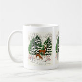 Retro-Weihnachtsfest Kaffeetasse (Links)