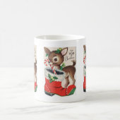 Retro-Weihnachtsfest Kaffeetasse (Mittel)