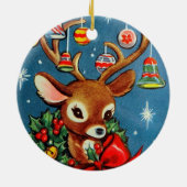 Retro-Weihnachtsfest Keramik Ornament (Hinten)