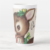 Retro-Weihnachtsfest Milchtasse (Vorderseite)