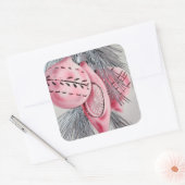 Retro Weihnachtsgebäck Weihnachtsgebäck Aufkleber (Umschlag)