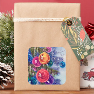 Retro Weihnachtsgebäck Weihnachtsgebäck Aufkleber