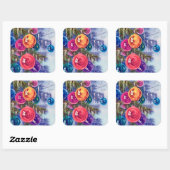 Retro Weihnachtsgebäck Weihnachtsgebäck Aufkleber (Blatt)