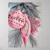 Retro-Weihnachtsgebäck Weihnachtsgebäck Poster (Vorne)