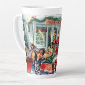 Retro-Weihnachtsgeschäft Milchtasse (Linke Ecke)