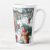 Retro-Weihnachtsgeschäft Milchtasse (Rechts)