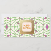 Retro Weihnachtsgeschenkgutschein (Vorderseite)