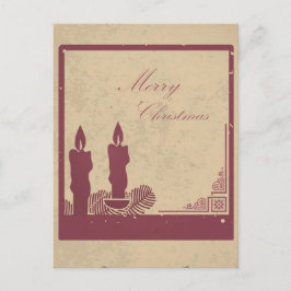 Retro Weihnachtskarte5 Feiertagspostkarte