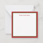 Retro Weihnachtskatzen fügen Text hinzu Mitteilungskarte (Rückseite)