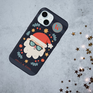 Retro Weihnachtsmann Christmas im Juli Monogramm I Case-Mate iPhone Hülle