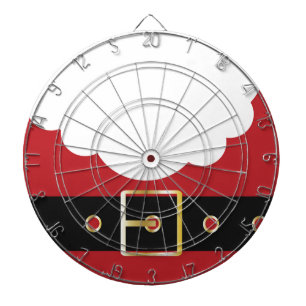 retro Weihnachtsmann Dartscheibe