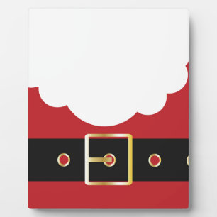 Retro Weihnachtsmann Fotoplatte