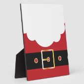 Retro Weihnachtsmann Fotoplatte (Seite)