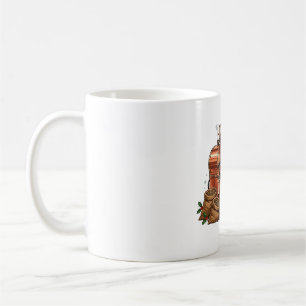 Retro Weihnachtsmann Kaffee-Rösterei Weihnachten Kaffeetasse