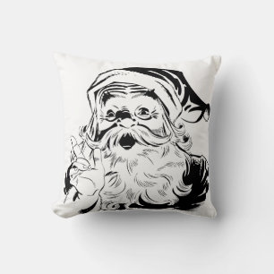 Retro-Weihnachtsmann-Kissen Kissen