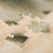 Retro Weihnachtsmann mit Geschenken Puzzle (Seite)