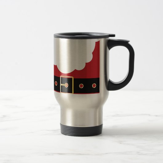 retro Weihnachtsmann Reisebecher (Rechts)