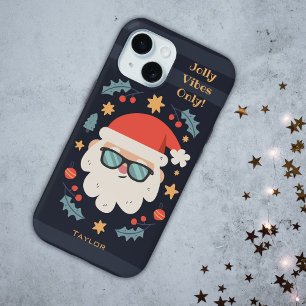 Retro-Weihnachtsmann-Sonnenbrille Christmas im Jul Case-Mate iPhone Hülle
