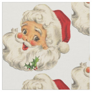 Retro Weihnachtsmann Stoff