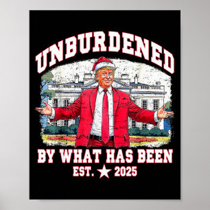 Retro-Weihnachtsmannmütze Weihnachten Trump unbela Poster