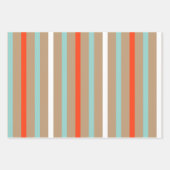 Retro Weihnachtspakete Packpapier Set Geschenkpapier Set (Vorderseite 3)