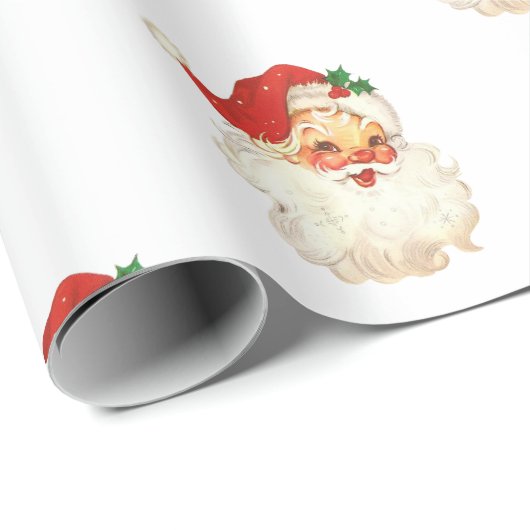 Retro Weihnachtspapier Geschenkpapier (Rolleneckpunkt)