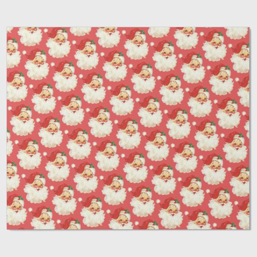 Retro Weihnachtspapier Geschenkpapier (Flach)